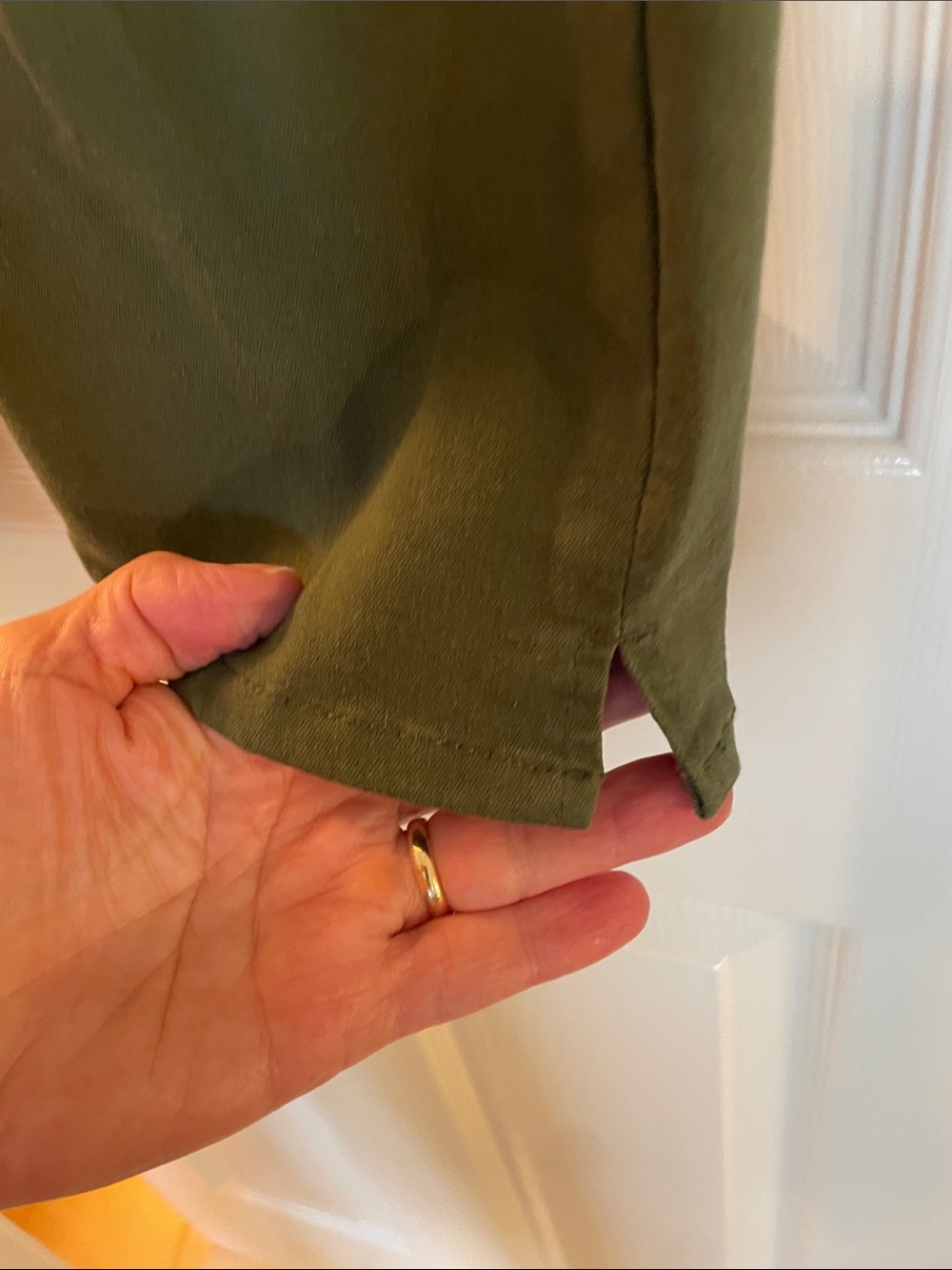 Wit & Wisdom Olive Straight-Leg Chinos - Picture 3 of 5